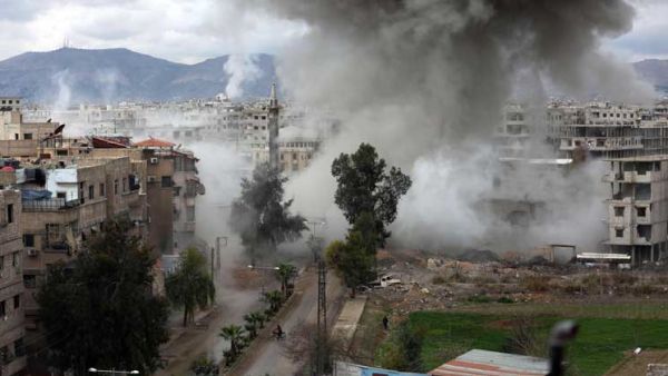 المدنيين قتلوا في الغارات التي استهدفت قرية الشعفة التي تعتبر آخر جيب تحت سيطرة داعش 