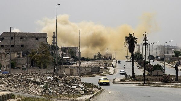 خرق الهدنة في مدينة حلب السورية - ارشيف