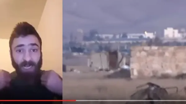نشر أحد مؤيدي الأسد تسجيلا مصورا يشتم فيه ويسب القائد المسؤول عن الجنود اللواء علي عباس - يوتيوب

