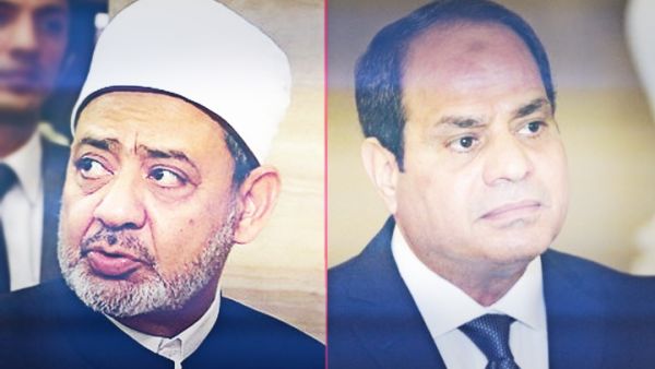 قياسات رأي أجرتها الأجهزة المعنية حذرت السيسي من الإقدام على الدخول في صدام مع شيخ الأزهر
