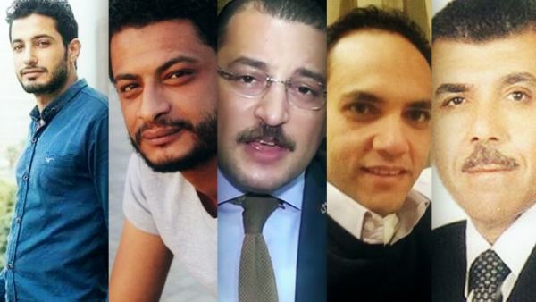 المعتقلون هم، إسلام خليل، وشادي الغزالي حرب وأحمد صبري أبو علم  وعبد الفتاح البنا