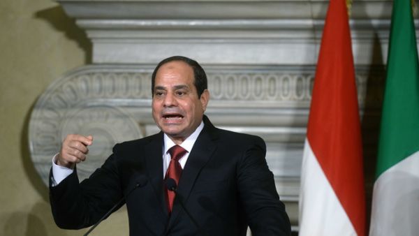 Tensions are rising between Egypt and Sudan, Pictured: Egyptian President Sisi (AFP/File)