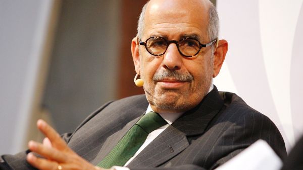  السياسي المصري البارز محمد البرادعي