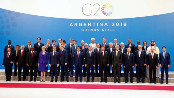 صورة جماعية للمشاركين في قمة G20