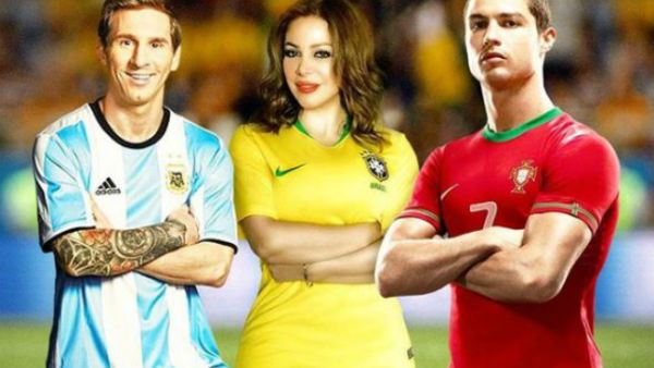 Suzan Najm Al Deen faced an embarrassing situation after she was interviewed in the show "Asdaa Al Alam" (The Echoes of the World) presented by Mustafa Al Agha (Source: suzannajmaldeen - Instagram)