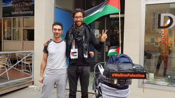 يهودي يمشي إلى فلسطين تنديدا بالانتهاكات الإسرائيلية