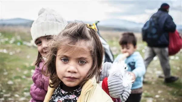 More than half of all children surveyed said they do not have access to healthcare. (AFP)