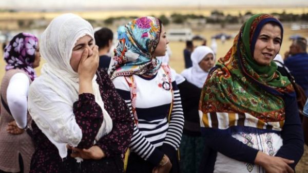 Currently, roughly 490,000 women are estimated to live in camps near Syria’s border with Turkey (AFP/File)