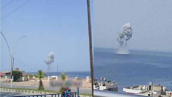 تحطم مقاتلة روسية في البحر المتوسط قبالة مدينة جبلة في اللاذقية