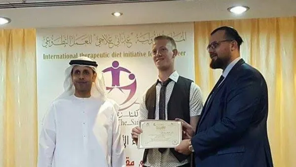 جانب من تكريم سفراء الأمل 