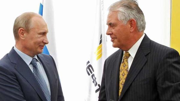 تيلرسون وزير الخارجية الأمريكي الجديد وصديق بوتين الحميم
