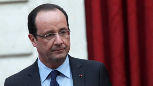 الرئيس الفرنسي فرنسوا هولاند