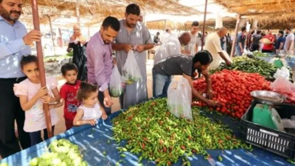 سوق خضار في طرابلس
