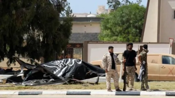 جنود تابعون لحكومة الوفاق في سرت
