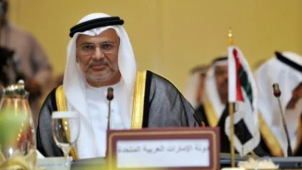 وزير الدولة للشؤون الخارجية في الامارات انور قرقاش