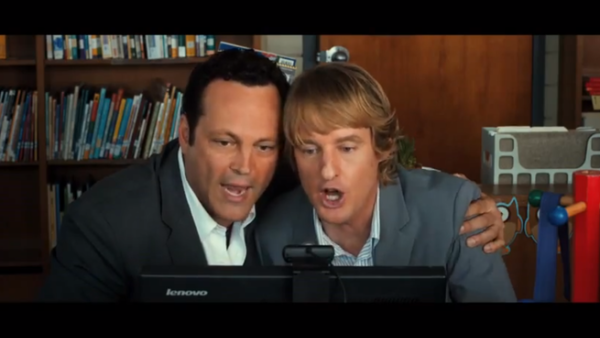 First they crashed a wedding and now it seems Wilson and Vaughn will be interning at Google.