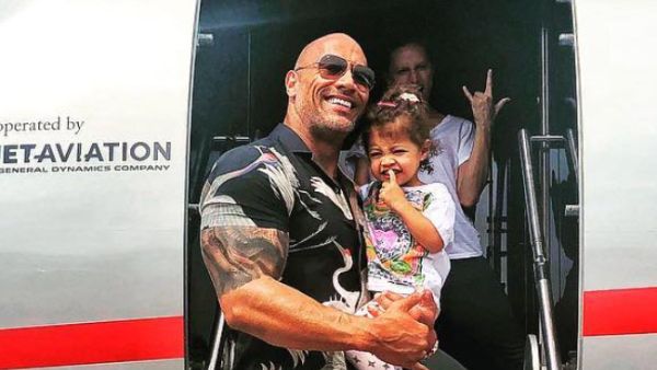 Dwayne 'The Rock' Johnson's daughter wants to be a WWE wrestler (Source: the rock / Instagram) 
 