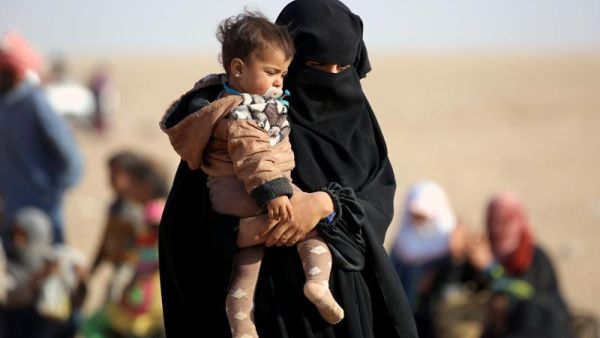 Thousands of villagers are still living in tents near the Kirkuk city center (AFP/File)