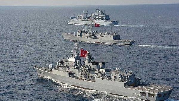 انطلاق أكبر مناورات بحرية في تاريخ تركيا
