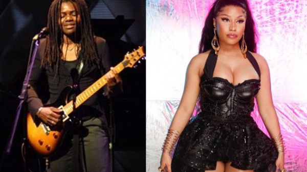 The lawsuit was filed Monday  (Source: tracychapmanonline, nickiinaj / Instagram) 