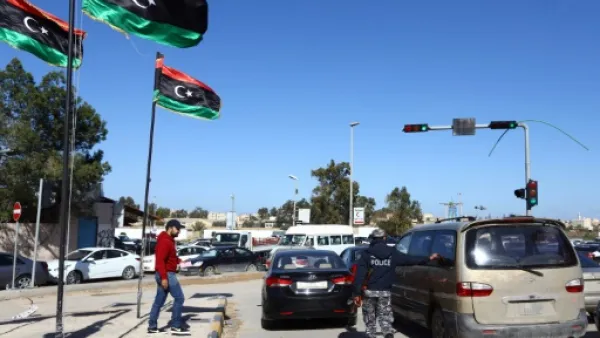حواجز لقوات الامن في طرابلس