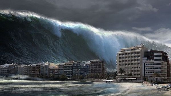 التسونامي على ابواب اليابان