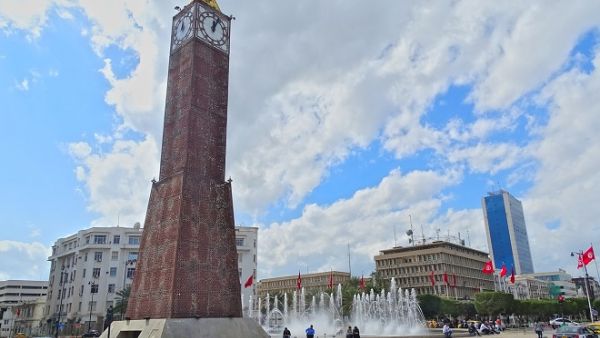 The clock tower at Avenue Habib Bourguiba in downtown Tunis. (File photo) The clock tower at Avenue Habib Bourguiba in downtown Tunis. (File photo)