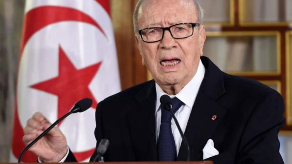 Tunisian President and Nidaa Tounes party leader Beji Caid Essebsi. (AFP)