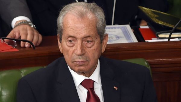 Tunisian Speaker of the House, Mohamed Ennaceur. (AFP/Fethi Belaid)