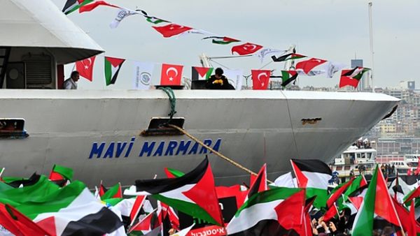 The Turkish vessel the Mavi Marmara was attacked by the Israeli navy in international waters as the flotilla attempted to sail to Gaza to break the siege. (File photo)