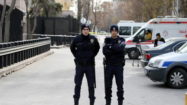 The police brought the suspect to the anti-terrorism branch. (AFP/File)