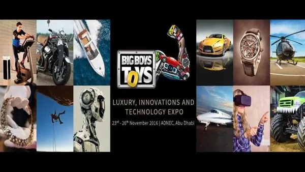 Big Boys Toys exhibition features products from 10 different categories that include drive, oof-road, marine, aviation, adventure, wellness, fashion, lifestyle, art and digital. (Big Boys Toys/Twitter)
