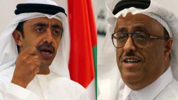 وزير خارجية الامارات الشيخ عبدالله بن زايد والفريق ضاحي خلفان