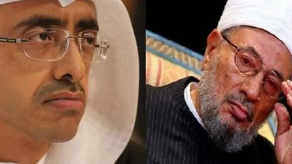 وزير الخارجية الإماراتي عبدالله بن زايد يتهم القرضاوي بالتحريض على العمليات الانتحارية