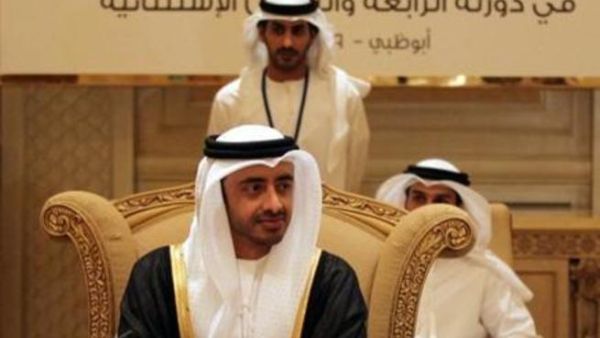 وزير الخارجية الإماراتي الشيخ عبدالله بن زايد