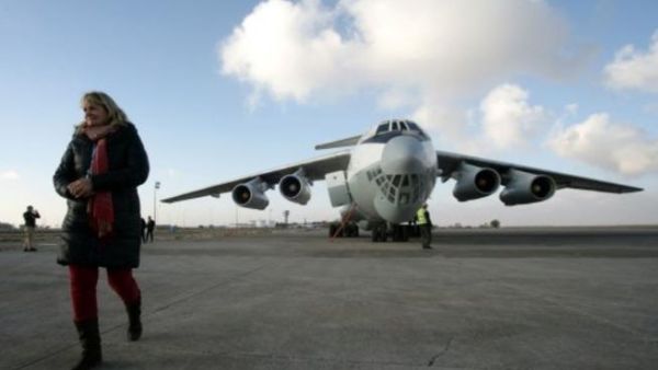The UN sent its first humanitarian aid airlift into Syria Sunday and is planning to send another one within the next twelve days (Safin Hamed/AFP)