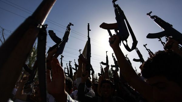The US-made weapons were either captured or illegally traded from poorly secured Iraqi military stockpiles. (AFP) The US-made weapons were either captured or illegally traded from poorly secured Iraqi military stockpiles. (AFP)