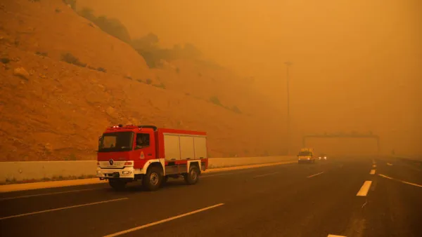 وقع في اليونان في الـ23 من الشهر الماضي عدد من الحرائق الكبيرة ومعظمها في منطقة أتيكا وسط البلاد