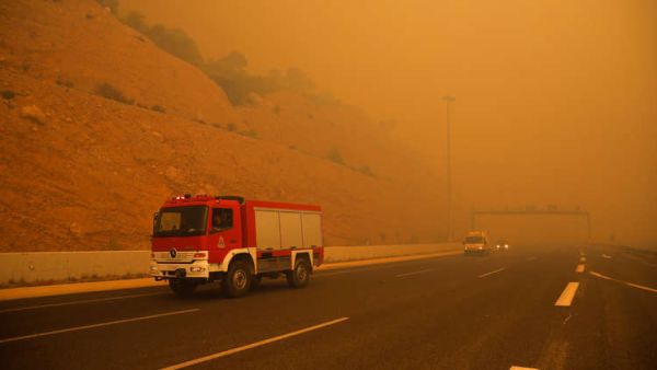 وقع في اليونان في الـ23 من الشهر الماضي عدد من الحرائق الكبيرة ومعظمها في منطقة أتيكا وسط البلاد