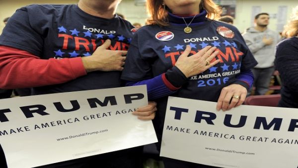  أنصار دونالد ترامب المرشح الجمهوري المحتمل لانتخابات الرئاسة  الأمريكية