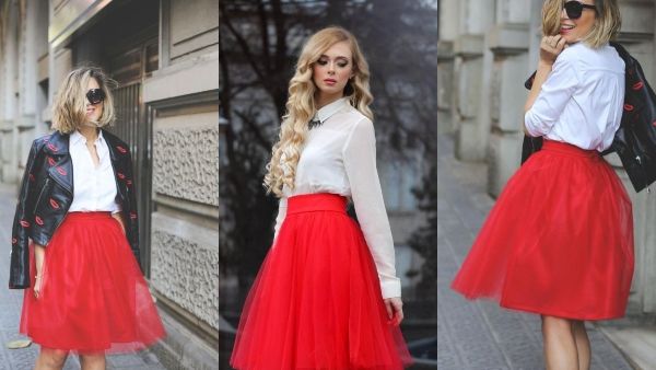 اجعلي التنانير المنفوشة بدرجات الأحمر خياركِ لسهرة عيد الحب