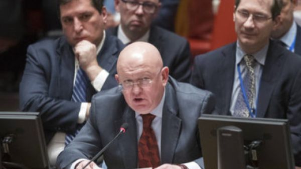 Ambassador Vassily Nebenzia, Representative of the Russian Federation to the UN (AFP/File Photo)