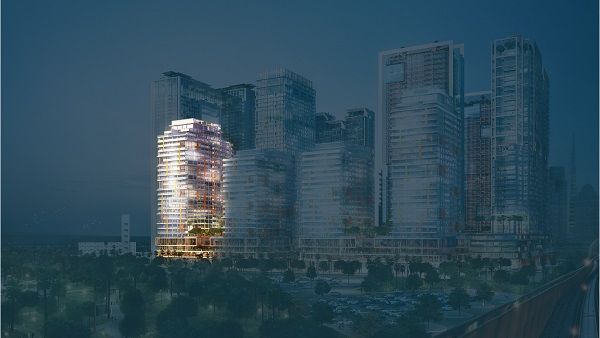The three towers are part of Park Gate Residences, phase 1 of the wasl1 project.
