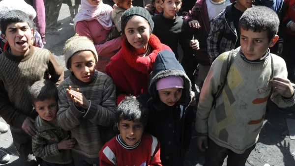 There has been international concern for the situation in Yarmouk camp since jihadists stormed it at the start of April. (AFP)