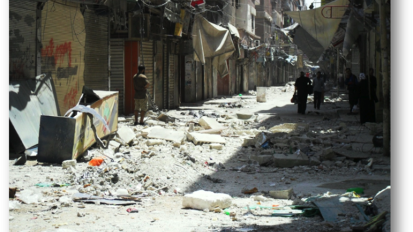 Residents of the rebel-held East Ghouta area outside Damascus worry that the regime's blockade will soon make their living situation comparable to areas like Moadamiya, where a yearlong blockade has led to starvation, fatal illness and deplorable humanitarian conditions (Courtesy of Violations Documentation Center in Syria)