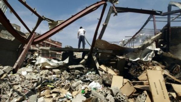A hospital in north Yemen run by the medical aid group Medecins Sans Frontieres (MSF) was destroyed late on Monday by a missile strike. (AFP/File)