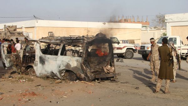Last Thursday, Houthi militants stormed a hotel in Ibb where the IMC employees had been staying, whisking them off to a nearby prison. (AFP)