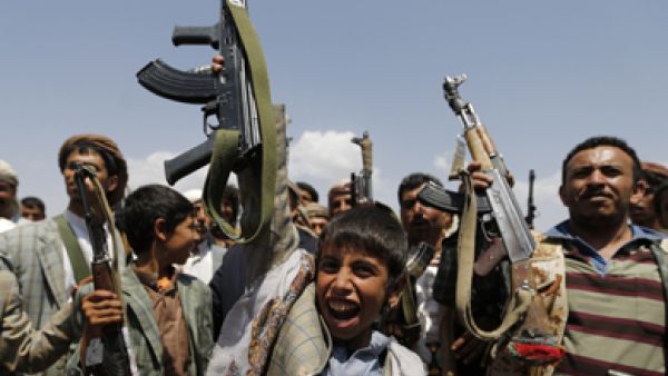 مقاتلون من جماعة الحوثي