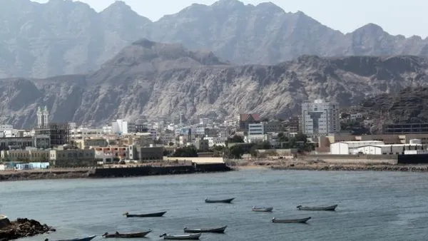 ميناء مدينة عدن جنوبي اليمن