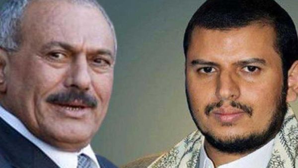 زعيم جماعة "أنصار الله" عبد الملك الحوثي، والرئيس اليمني السابق علي عبد الله صالح
